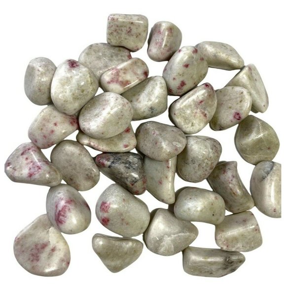 6x Cinnabar in Quartz Tumbled Stones 20-25mm Reiki Healing Crystals Anger Wealth - Picture 3 of 7